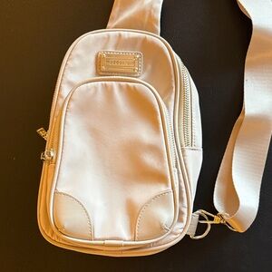 Madden Girl Cream Crossbody Bag